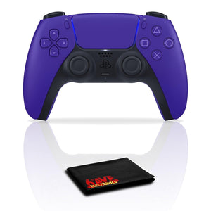 PlayStation 5 DualSense Controller Galactic Purple and 6Ave Cloth PlayStation