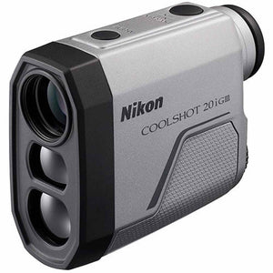 Nikon COOLSHOT 20i GIII Golf Rangefinder | Rainproof Laser rangefinder with Slope, Locked On Quake and 5 Year Warranty | Official Nikon USA Model Nikon
