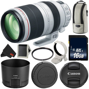 Canon EF 100-400mm f/4.5-5.6L is II USM Zoom Lens International Version Essential Bundle - Used Canon