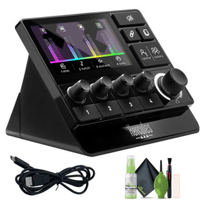 Hercules Stream 200 XLR, Pro Audio Mixer for Advanced Content Creators, Bundle Hercules