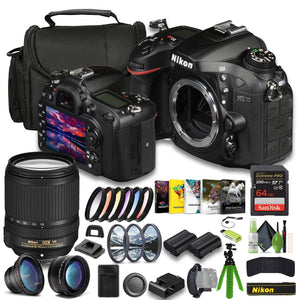 Nikon D7200 24.2 MP DX-Format Digital SLR Camera 1554 Bundle Nikon