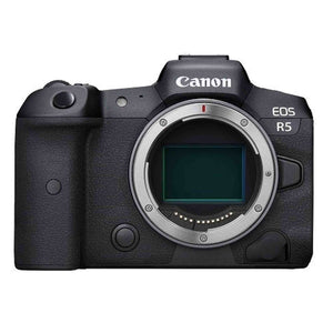 Canon EOS R5 Full-Frame Mirrorless Camera with 8K Video, 45 Megapixel Full-Frame CMOS Sensor, DIGIC X Image Processor, Dual Memory Card Slots, and Up to 12 fps Mechnical Shutter, Body Only Canon