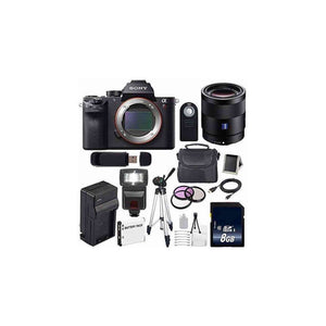 Sony Alpha a7R II Mirrorless Digital Camera International Model + Sony Sonnar T FE 55mm f/1.8 ZA Lens + 49mm 3 Piece F Sony