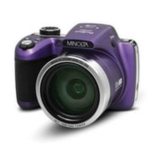 Minolta Pro Shot 16 Mega Pixel HD Digital Camera with 53x Optical Zoom, Full 1080p HD Video & 16GB SD Card, MN53Z, Purple Minolta