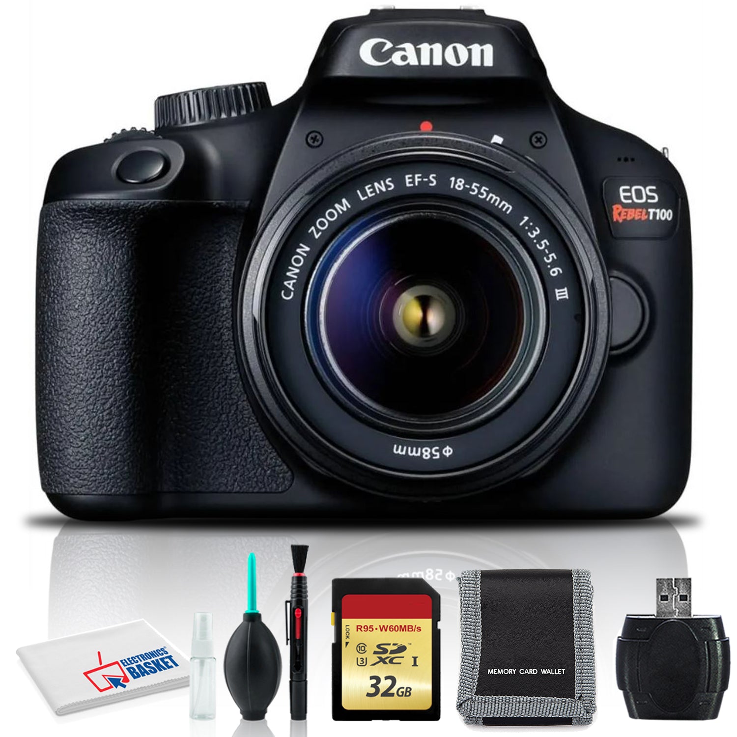 Canon rebel t100 Camera 2024 bundle