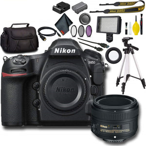 Nikon D850 DSLR Camera International Model Plus Bundle