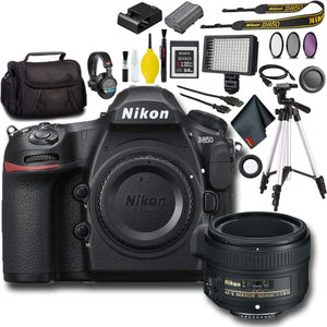 Nikon D850 DSLR Camera International Model Master Bundle