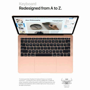 Apple 13.3" MacBook Air Newest Model 2018 | Gold | 256 GB | Bundle06 Apple