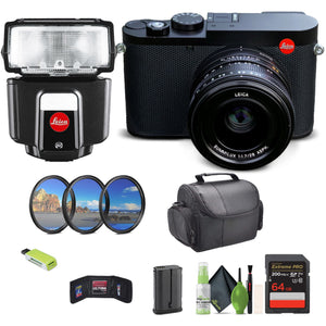 Leica Q3 Compact Digital Camera, 60MP Full-Frame BSI CMOS Sensor Bundle Leica