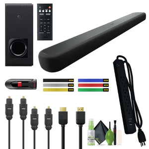 Yamaha Audio YAS-209BL Sound Bar with Wireless Subwoofer With Built in Alexa Yamaha