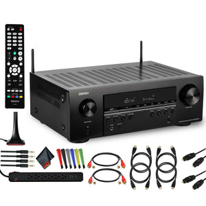 Denon S-Series AVR-S670H 5.2-Channel Network A/V Receiver Bundle Denon