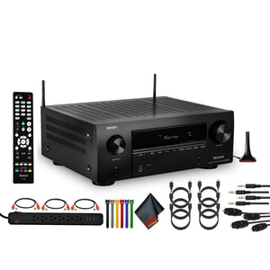 Denon AVR-X3800H 9.4-Channel Network A/V Receiver Bundle