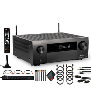 Denon AVR-X6800H 11.4-Channel Network A/V Receiver Bundle Denon