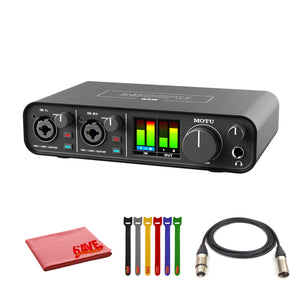 MOTU M2 USB-C Audio/MIDI Interface Bundle MOTU