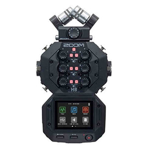 Zoom H8 12-Track Portable Recorder, Stereo Microphones, 6 Inputs, Touchscreen Interface, USB Audio Interface, Battery Powered, for Stereo/Multitrack Audio for Video, Podcasting, and Music