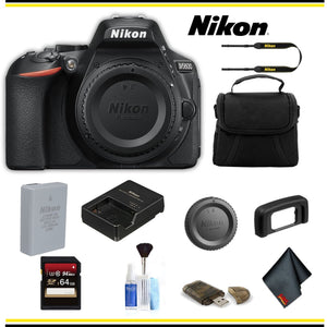 Nikon D5600 DSLR Camera 1575 Starter Bundle- International Model Nikon