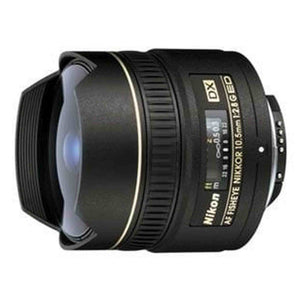 Nikon AF DX NIKKOR 10.5mm f/2.8G ED Fixed Zoom Fisheye Lens with Auto Focus for Nikon DSLR Cameras - Used Nikon