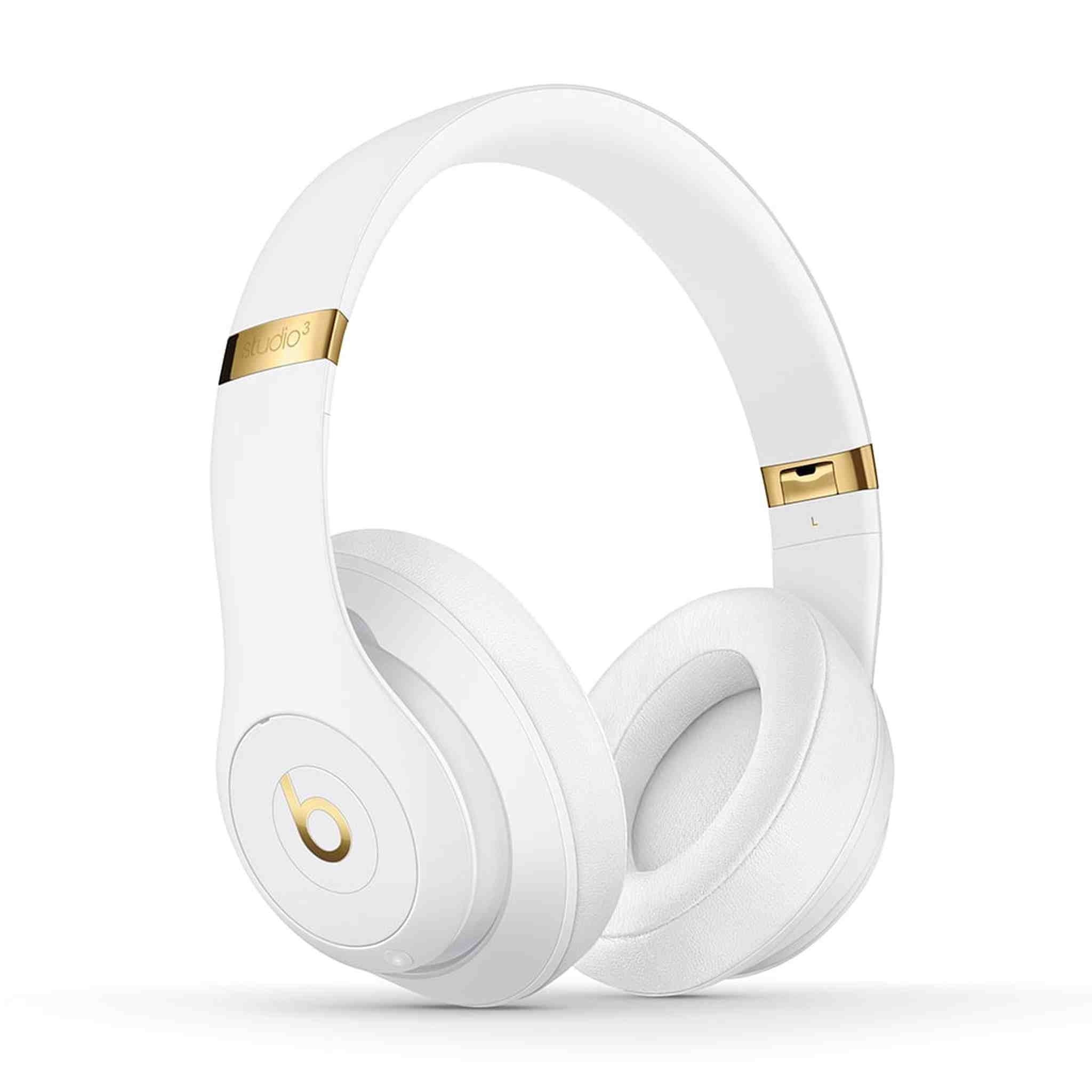 Beats Studio3 Wireless Noise Cancelling On-Ear Headphones - White Beats