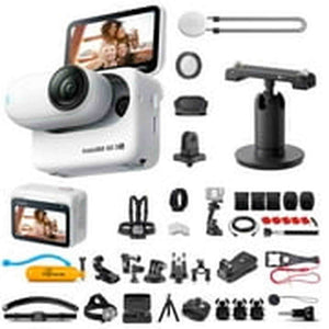 Insta360 GO 3S Small Action Camera 64GB + 50-in-1 Accessory Kit - White Insta360