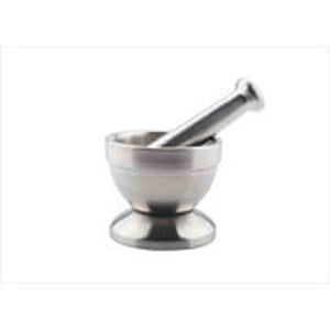 Bene Casa Classics Mortar and Pestle, Stainless Steel BC Classics