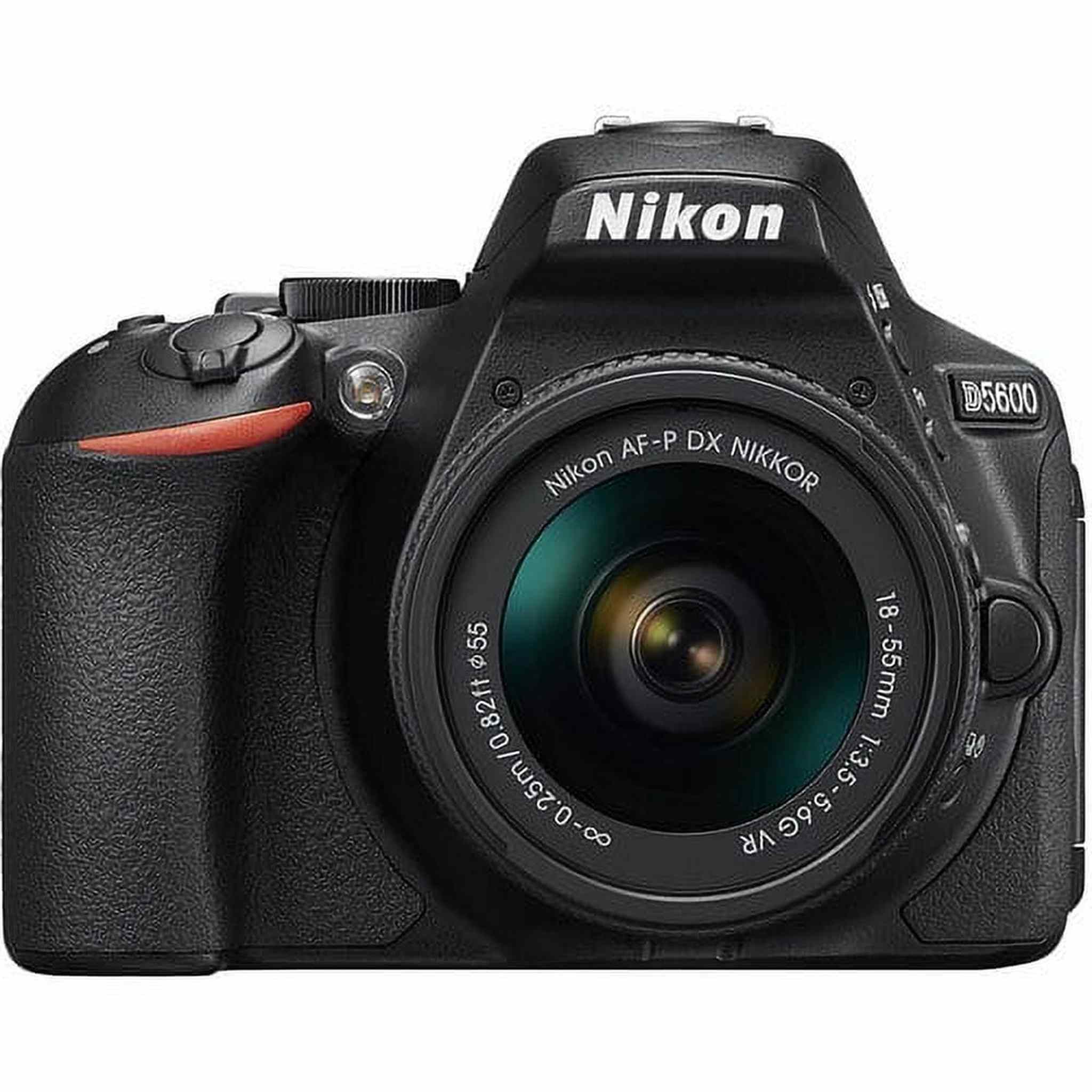 Nikon D5600 DX-format Digital SLR w/ AF-P DX NIKKOR 18-55mm f/3.5-5.6G VR, Touchscreen, Wi-Fi, Bluetooth Nikon
