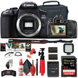 Canon EOS Rebel 850D / T8i DSLR Camera + 64GB Memory Card + Case + More Canon Intl.
