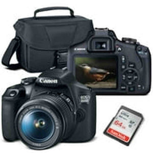 Canon EOS 2000D / Rebel T7 DSLR Camera + 18-55mm Lens, 58mm Filters Bundle Canon