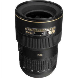 Nikon AF-S FX NIKKOR 16-35mm f/4G ED Vibration Reduction Zoom Lens with Auto Focus for Nikon DSLR Cameras International - Used Nikon