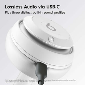 Beats by Dr. Dre Studio Pro Wireless Headphones Matte White Bundle Beats