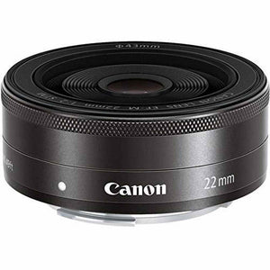Canon EF-M 22mm f2 STM Compact System Fixed Lens Renewed - Reconditioned Canon
