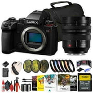 Panasonic Lumix S5 II Mirrorless Camera + Panasonic Lumix 16-35mm f/4 Lens + More Panasonic