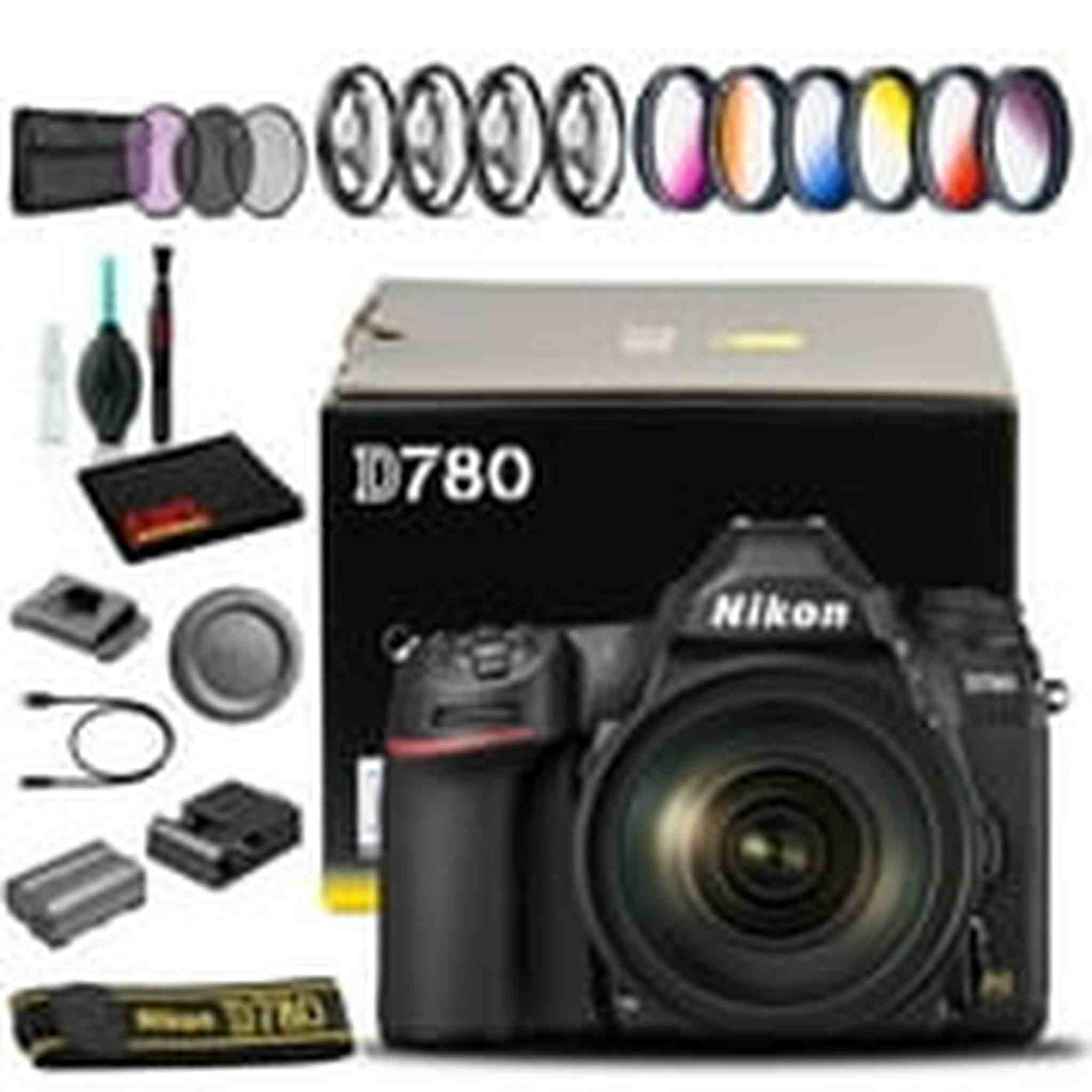 Nikon D780 DSLR Camera with 24-120mm Lens International Model with Filter Set Bundle Nikon