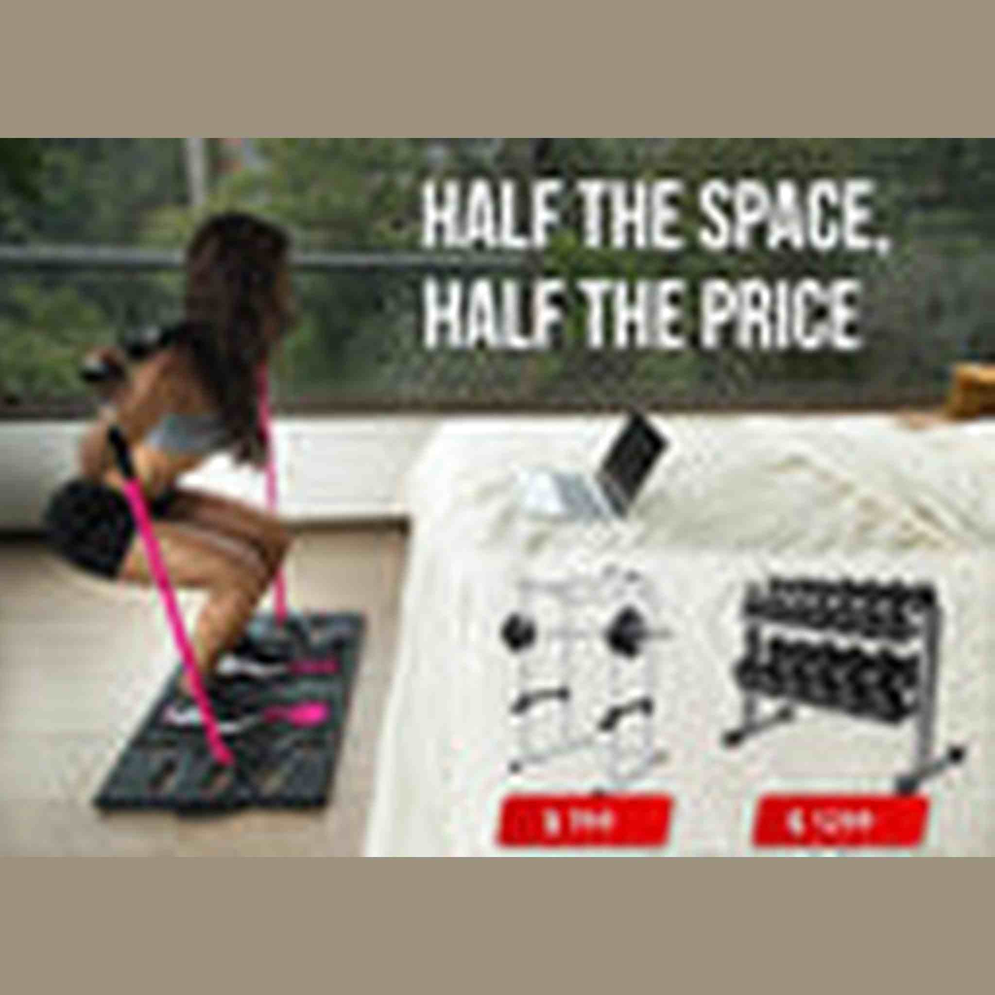 BodyBoss Home Gym 2.0 - Full Portable Gym Home Workout Package + 1 Set of Resistance Bands - Collapsible Resistance Bar, Handles - Full Body Workouts BodyBoss