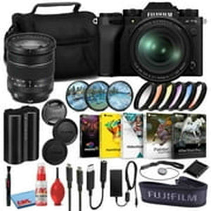 Fujifilm X-T5 Mirrorless Camera with 16-80mm Lens Black Corel Software Bundle Fujifilm
