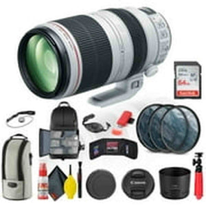 Canon EF 100-400mm f/4.5-5.6L IS II USM Lens 9524B002 + Filter Kit + More