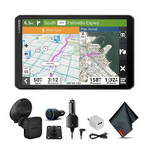 Garmin RV 895 MT-S with USB Car and Wall Adapters and 6Ave Cleaning Cloth Garmin