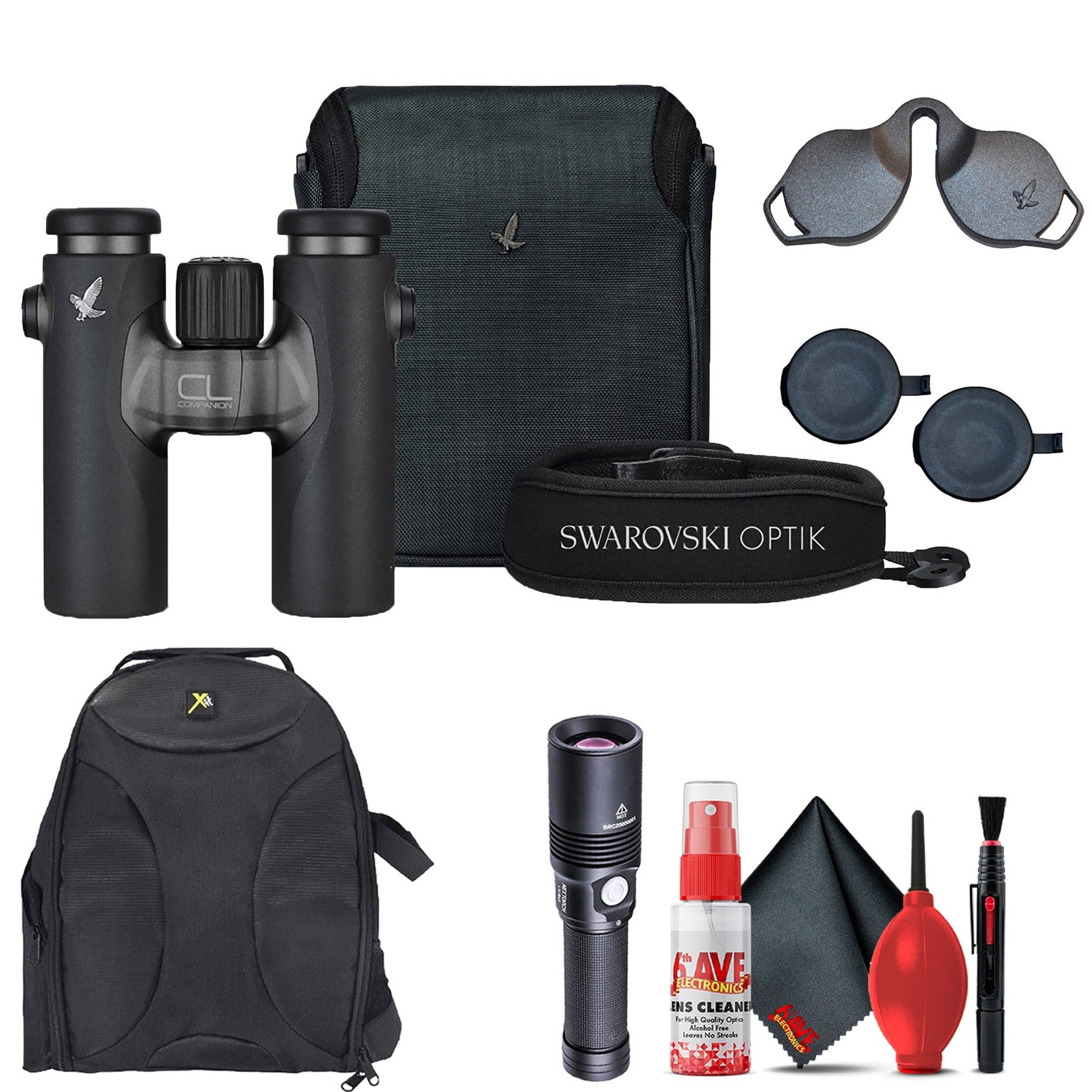 Swarovski 8x30 CL Companion Binocular Anthracite, Wild Nature Accessory Kit Swarovski