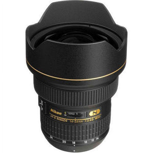Nikon AF-S FX NIKKOR 14-24mm f/2.8G ED Zoom Lens with Auto Focus for Nikon DSLR Cameras International Version No Warranty - Used Nikon