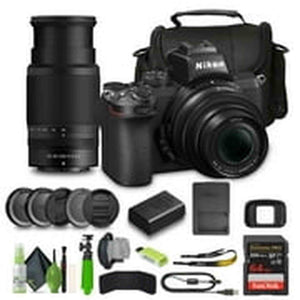 Nikon Z50 Compact Lightweight Mirrorless Camera with 16-50mm and 50-250mm Lenses 1632 Bundle Nikon