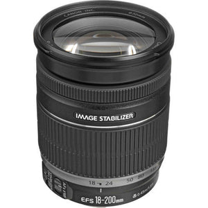 Canon EF-S 18-200mm F/3.5-5.6 is Standard Zoom Lens for DSLR Cameras International Version No Warranty Canon
