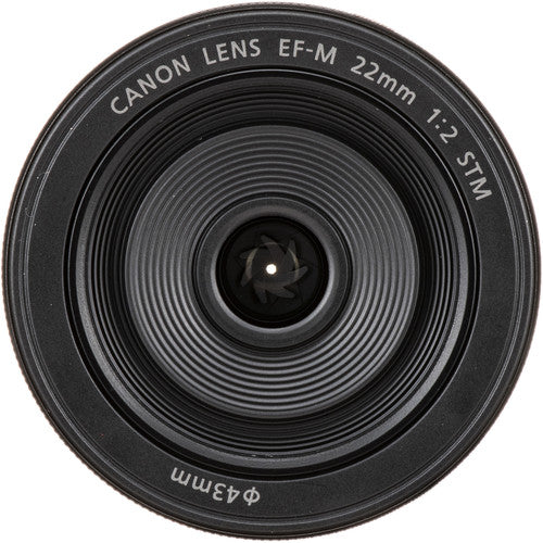 Canon EF-M 22mm f/2 STM Lens (Black) - International Version (No Warranty)