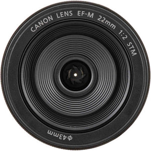 Canon EF-M 22mm f/2 STM Lens Black - International Version No Warranty