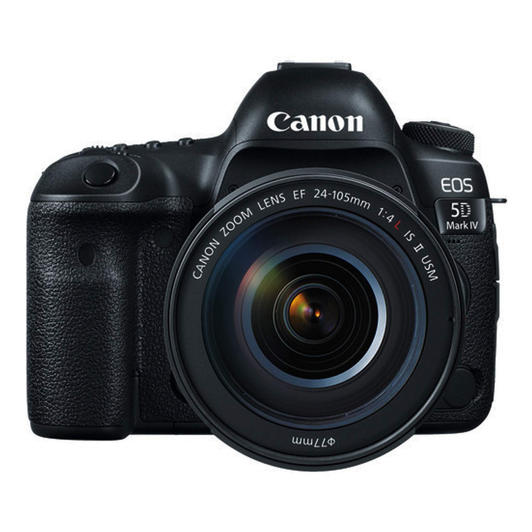 Canon - Eos 5D Mark IV DSLR Camera with 24-105mm f/4L is II USM Lens - Black - International Model Canon