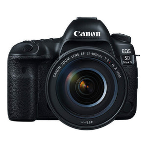 Canon - Eos 5D Mark IV DSLR Camera with 24-105mm f/4L is II USM Lens - Black - International Model Canon