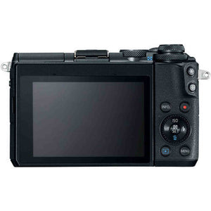 Canon EOS M6 Mirrorless Digital Camera - Black with 15-45mm Lens Canon