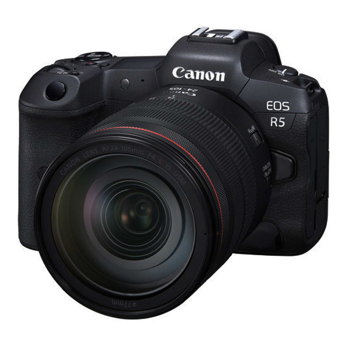 Canon EOS R5 Full Frame Mirrorless Camera + RF 24-105mm F4 L is USM Lens Kit (International Model)