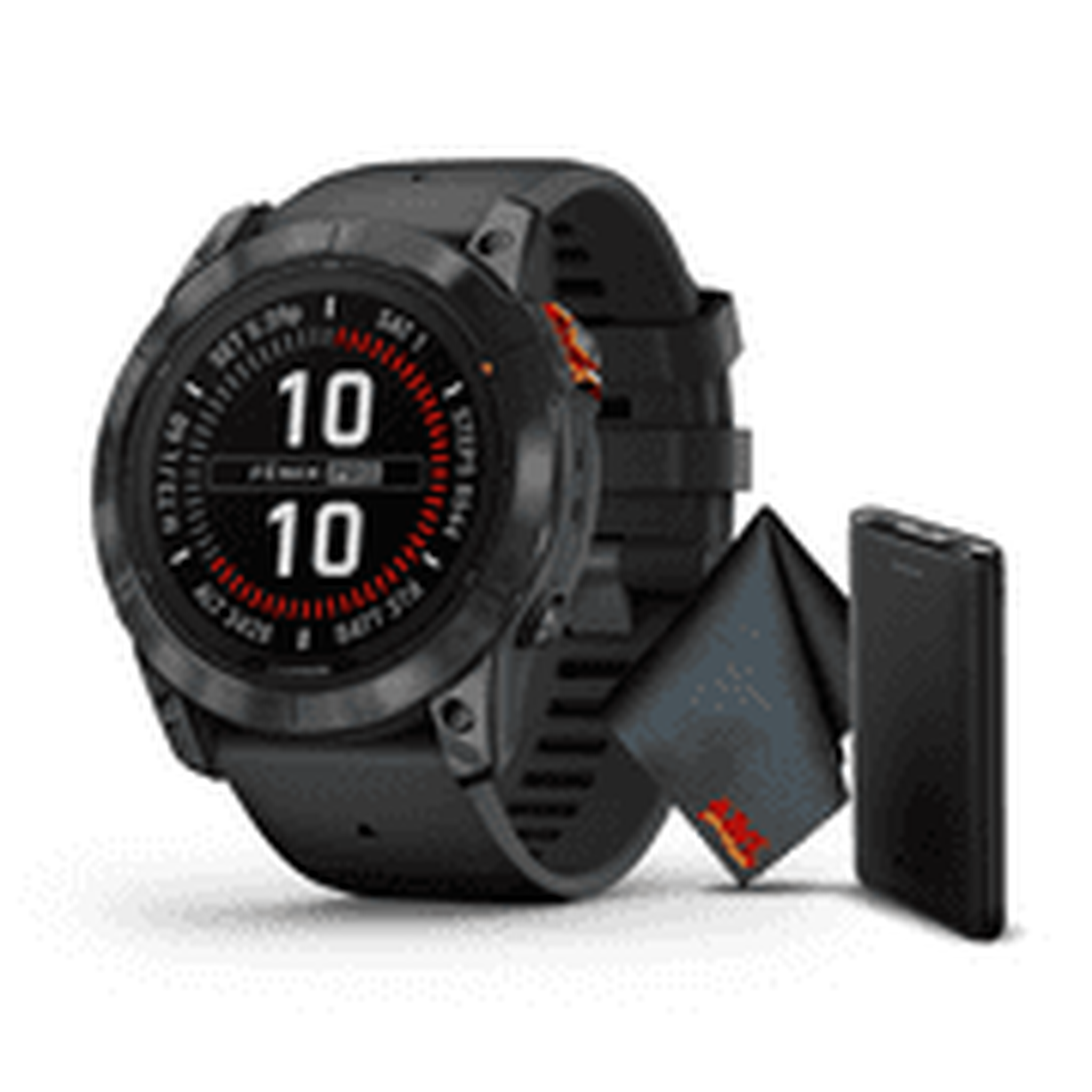 Garmin Fenix 7X Pro Solar Edition Slate Gray With Black Band 51MM Gps Smartwatch Garmin