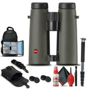 Leica 8x42 Noctivid Binoculars Olive Green 40386 + Basic Bundle Leica