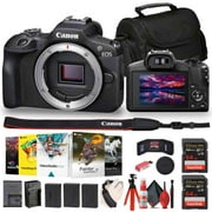 Canon EOS R100 Mirrorless Camera + Corel Photo Software + Bag + 2 x 64GB Card + More Canon