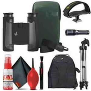 Swarovski 10x25 CL Binoculars Anthracite, Wild Nature Kit + Accessories Swarovski